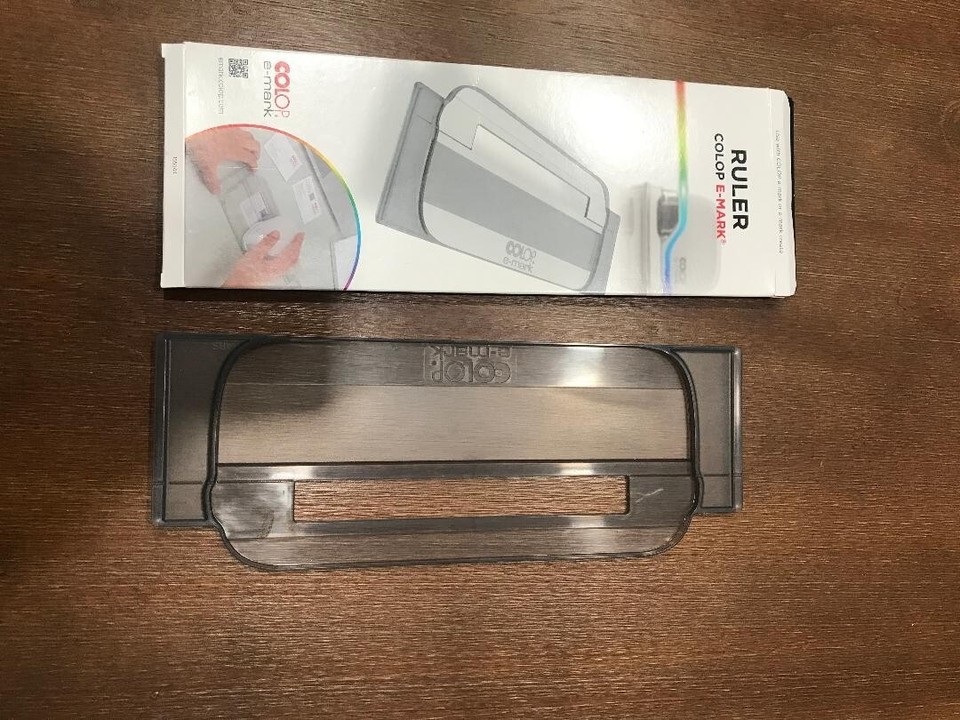 COLOP e-Mark Ruler | 155449 | Print onto Large, Small and Uneven ...