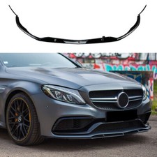 Pour Mercedes-Benz W205 C63 AMG 15-22 Spoiler Lèvre Lame Jupe Pare-Choc Avant