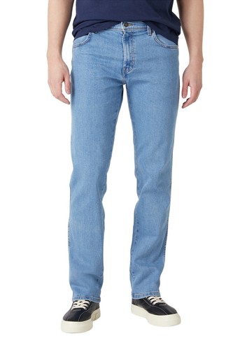 Pantalones de mezclilla Wrangler para hombre de ajuste regular pierna recta elásticos para hombre tallas 30-44 - Imagen 6 de 27