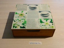 COMME NEUF porte capsules 1 tiroir bambou boite rangement café thé dosette