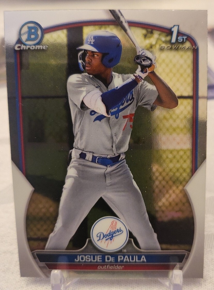Josue De Paula 2023 Bowman Chrome 1st Bowman #BCP-111