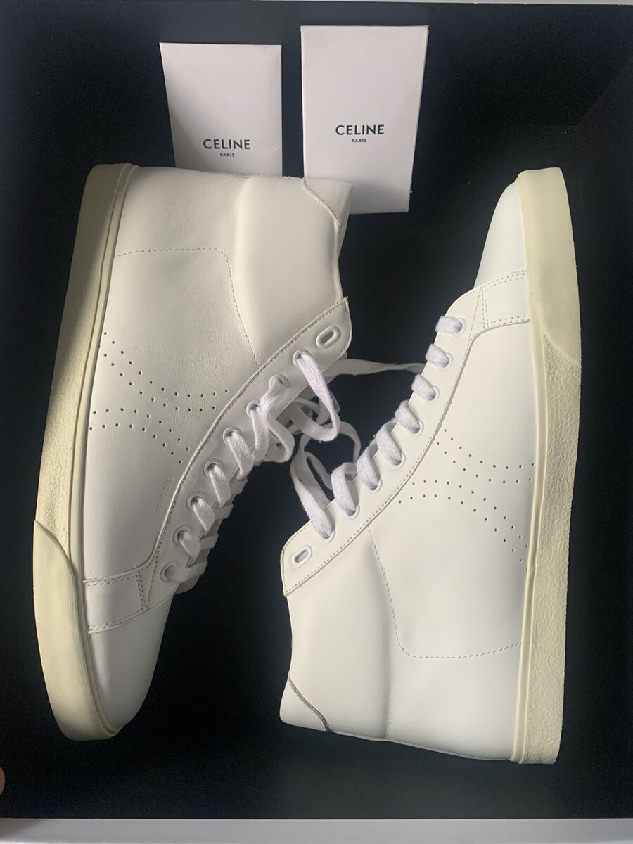 CELINE Mid Lace-Up Sneaker Celine Triomphe TR 01 White | eBay CELINE Mid Lace-Up Sneaker Celine Triomphe TR 01 White | eBay