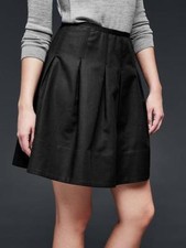 Gap Black Pleated Full Flared Skirt 2 60 NWT