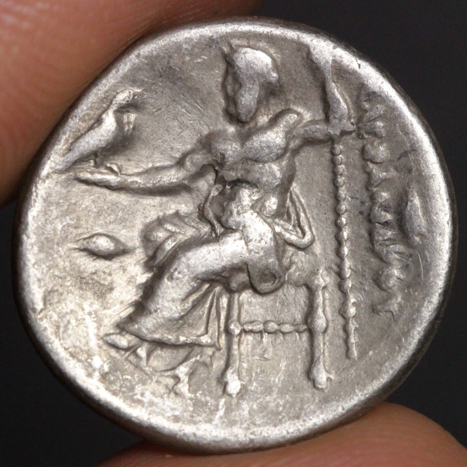 Alexander the Great Drachm Ancient Greek Silver Coin