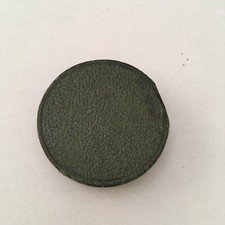VINTAGE 37.6MM LEATHER PUSH ON LENS CAP FOR MEDIUM OR LARGE FORMAT BRASS LENSES