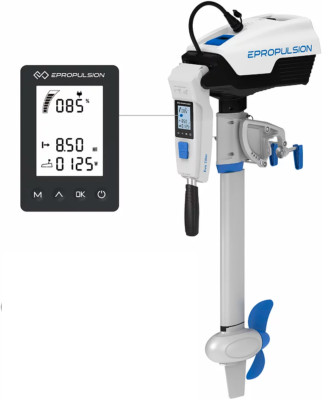 ePropulsion Spirit 1.0 EVO S/L mit Pinne Elektromotor Elektro-Außenborder NEU 