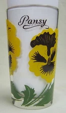 Pansy 5" Standard Peanut Butter Glass Glasses Boscul Drinking Kitchen Mauzy 27-3