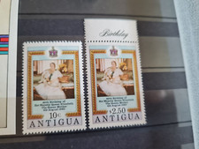 ANTIGUA AND BARBUDA 1980 SG 663-664 80TH BIRTHDAY OF QUEEN MNH