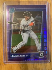 2021 Optic Isaac Paredes Rated Rookie Purple Pandora /99 tampa bay rays