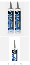 3 DAP DYNAFLEX 230 Gray Silicone Door Trim Window Siding Sealant 10.1oz
