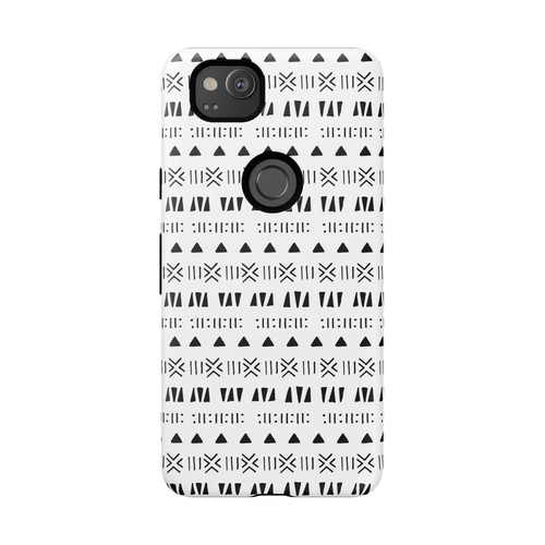 Black and White Southwestern Aztec Pattern Google Pixel Tough Cases - 第 114/131 張圖片