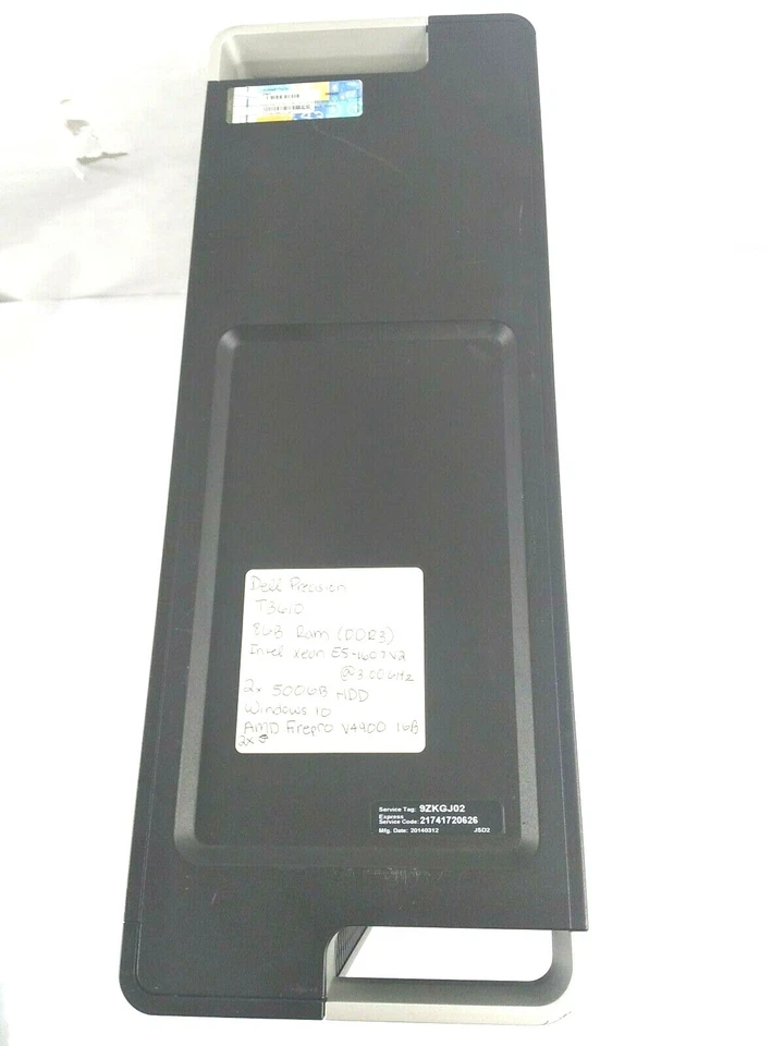 Dell Precision T3610 Xeon E5-1607 3.00GHz 2x 500GB HDD 8GB RAM 2x FirePro V4900 - Image 4 of 4