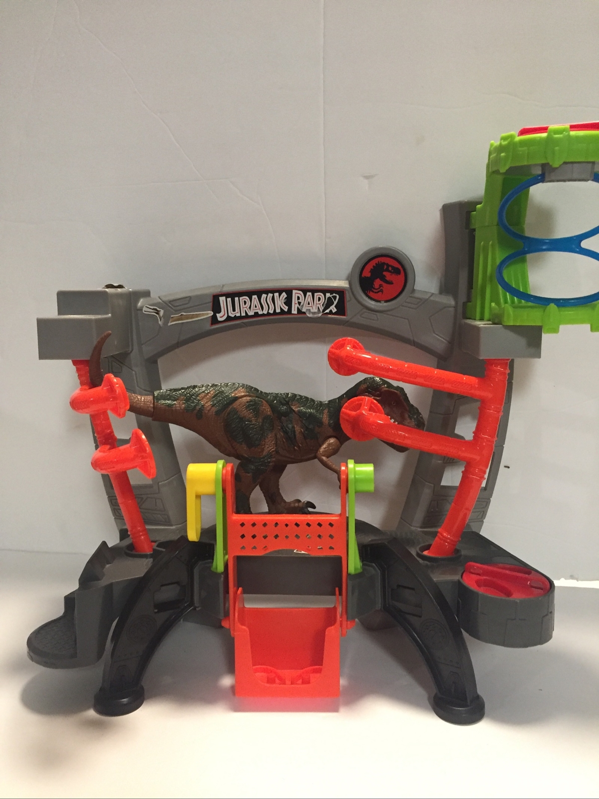 imaginext jurassic world research lab playset