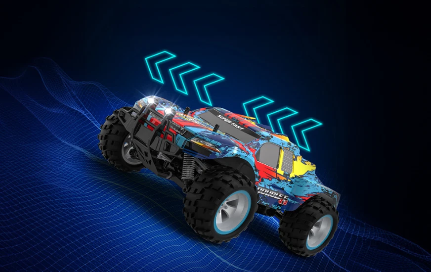 Buggy off-road Monstertruck 1:18 Ferngesteuert Fernbedienung RC 4x4 20km/h Speed - Bild 2 von 4