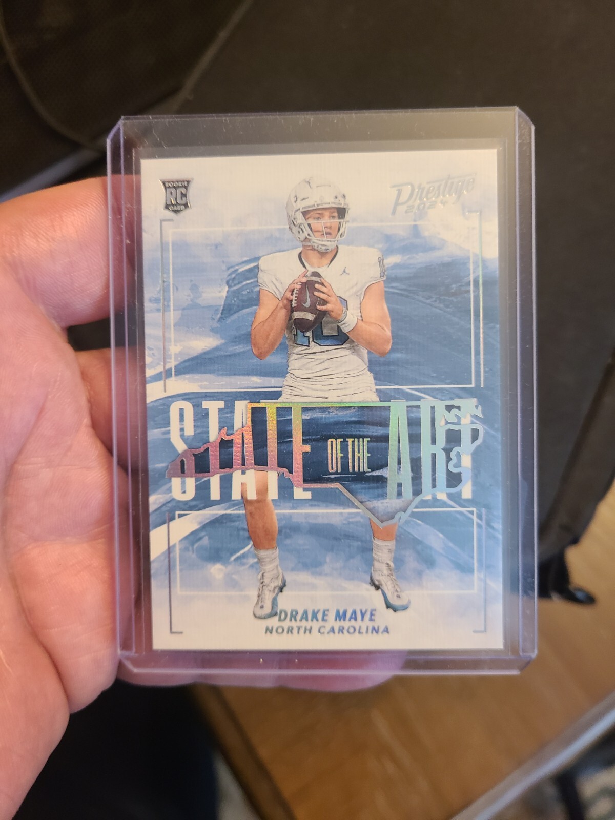 2024 Prestige Drake Maye "State of the Art" RC, Patriots, Rare Case Hit