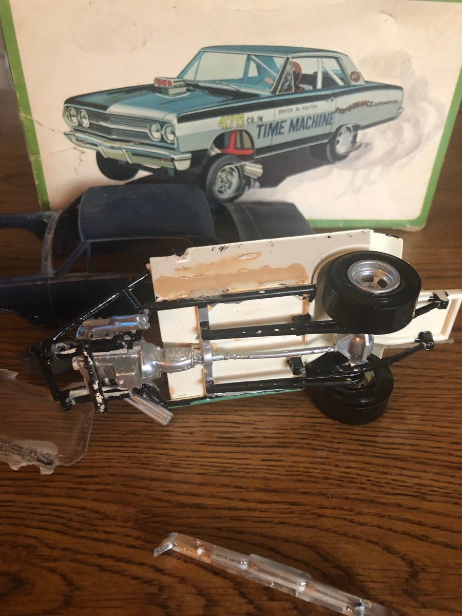 AWB Vintage 65 Chevelle AMT Model Funny Car Kit with original box