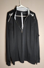 Nike Golf Men's Black Ventilated 1/2 Zip Jacket Size 2XL