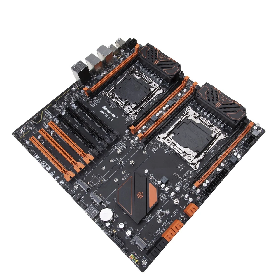 X99 Dual CPU Motherboard F8D PLUS DDR4 RECC 512GB M.2 NVME NGFF USB3.0 E-ATX - Image 4 of 4