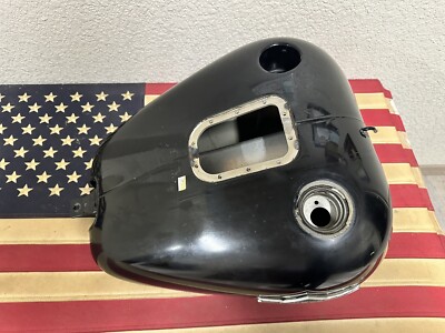 2004 FXSTB Night Train Fuel Gas Tank VIVID BLACK 61625-01E 62210