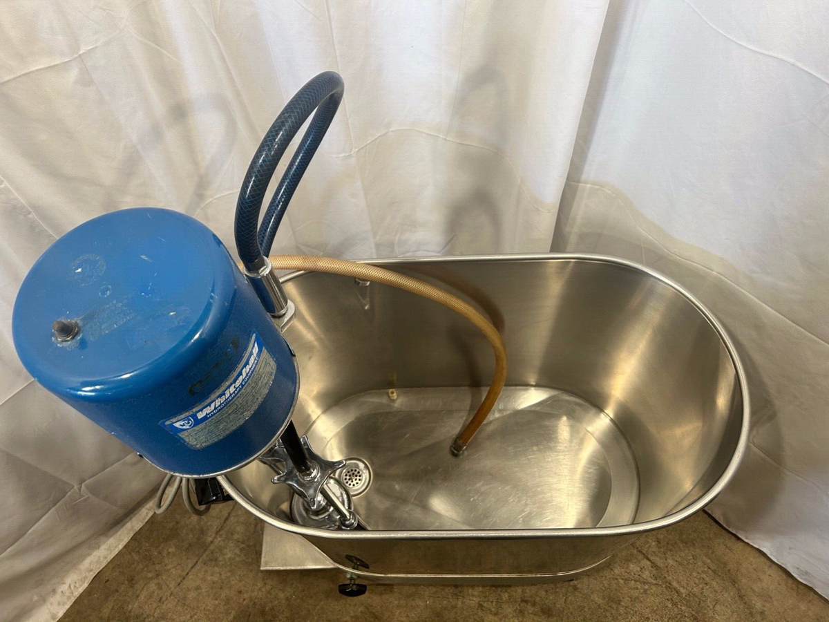 Whitehall Stainless Steel Hydrotherapy Whirlpool Tub JO-85A 45