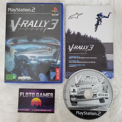 Jeu V-Rally 3 PS2 PAL - Boîte Sans Notice