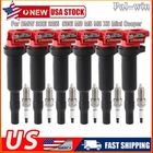6 Ignition Coil and Spark Plugs Pack for BMW 128i 325i 328i 528i UF592 X5 X3 X6