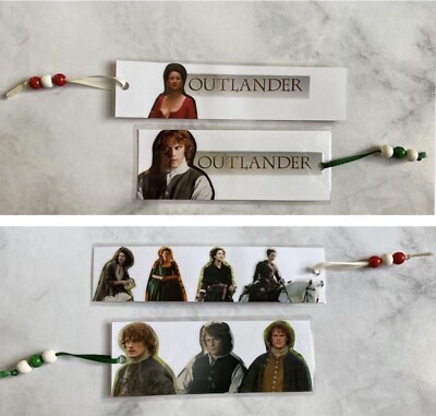 2x Lesezeichen Outlander Jamie & Claire Fraser