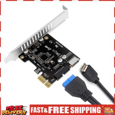 Computer PCI-E To USB 3.0 Type C Front Panel Adapter 19PIN SN9F