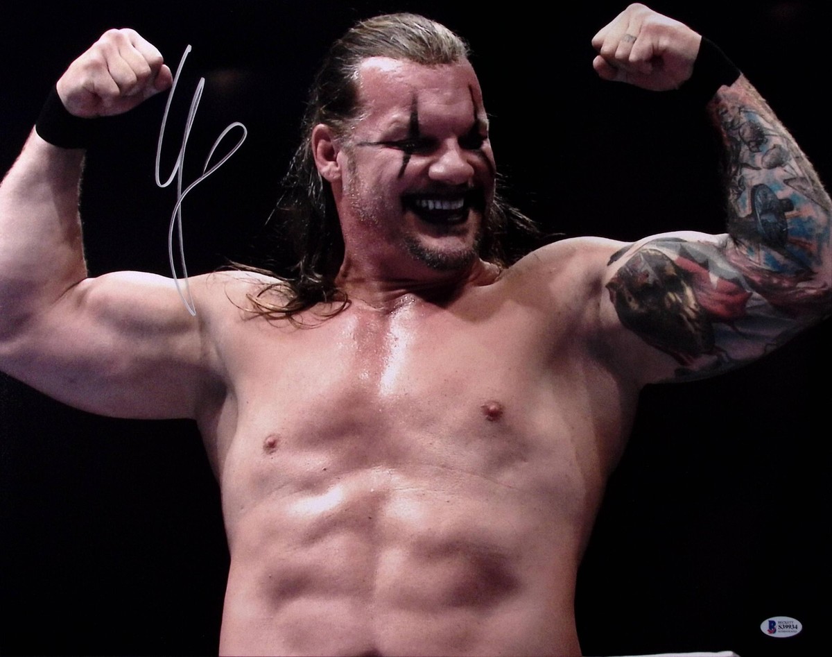 Chris Shaw : クリス・ショウ　限定500部  サイン入り Chris Jericho Ocho Entrance METALLIC 8 x 10 Promo - JSA