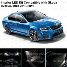 PREMIUM LED BULB INTERIOR LIGHT KIT SET LIGHTS COMPATIBLE WITH SKODA OCTAVIA MK3