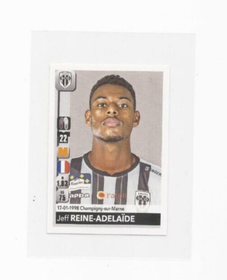JEFF REINE ADELAIDE~ANGERS~ PANINI FOOT STICKER ~CHAMPIONNAT DE FRANCE~18/19  40
