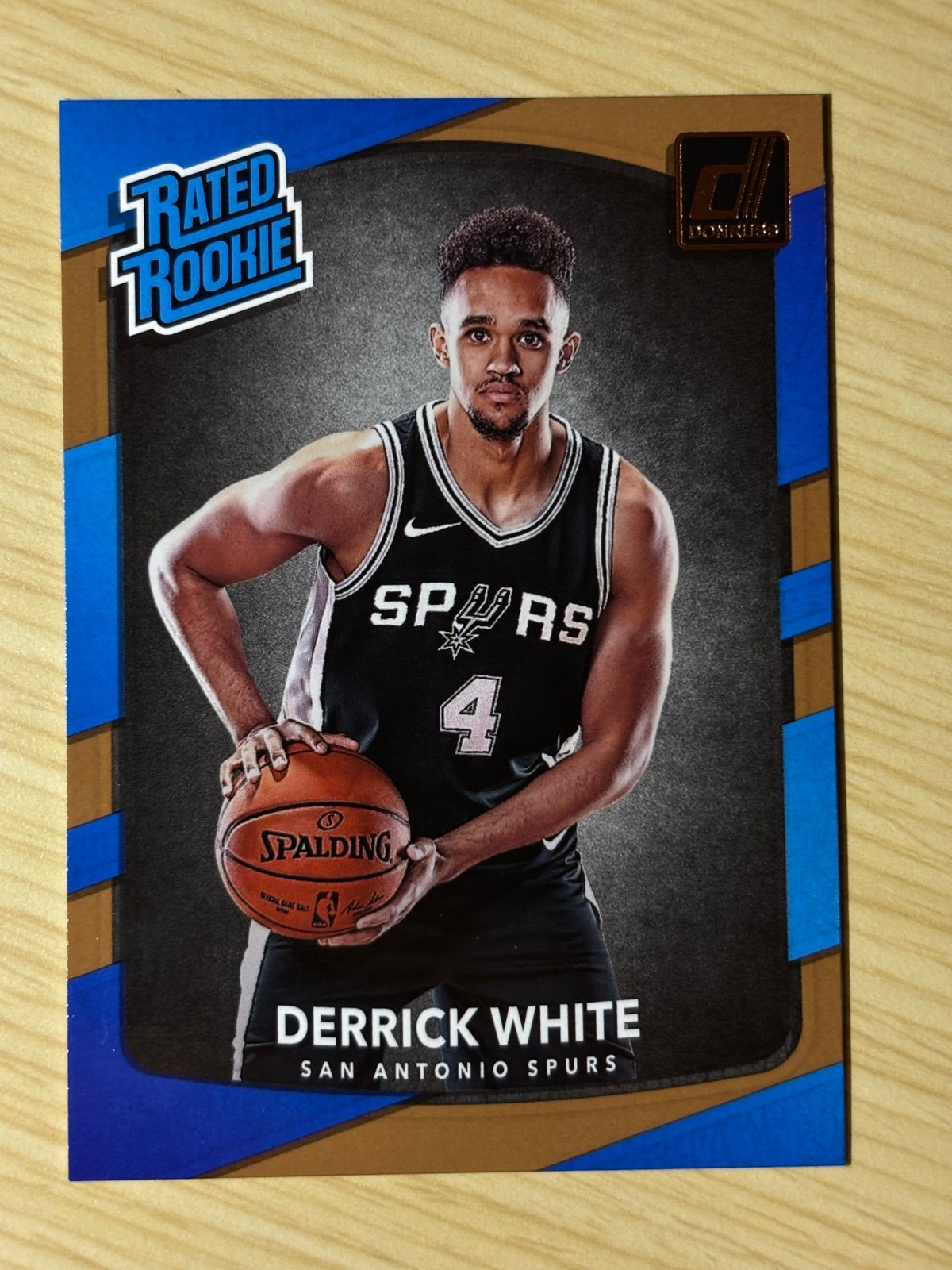 2017-18 Panini Donruss DERRICK WHITE Rated Rookie #172 CELTICS SPURS RC Sharp!