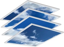 2x2 Led Flat Panel Light 4 Pack 7000lm 20-40w 3000-6500k Dimmable 24x24