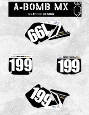 SUZUKI RM125 & RM 250 Travis Pastrana 2000 Team Suzuki Replica Backgrounds Kit