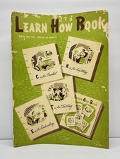 VINTAGE 1941 LEARN HOW BOOK KNIT, CROCHET, TAT, EMBROIDER PATTERN BOOK 170