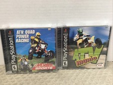BUNDLE! 🔥 ATV: Quad Power Racing & ATV Mania PS1 Brand New🔥WITH HANG TAGS!🔥