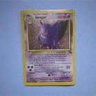 Gengar Fossil 5/62 Holo Rare Pokémon TCG Card 80 HP English 1999 WOTC Rough