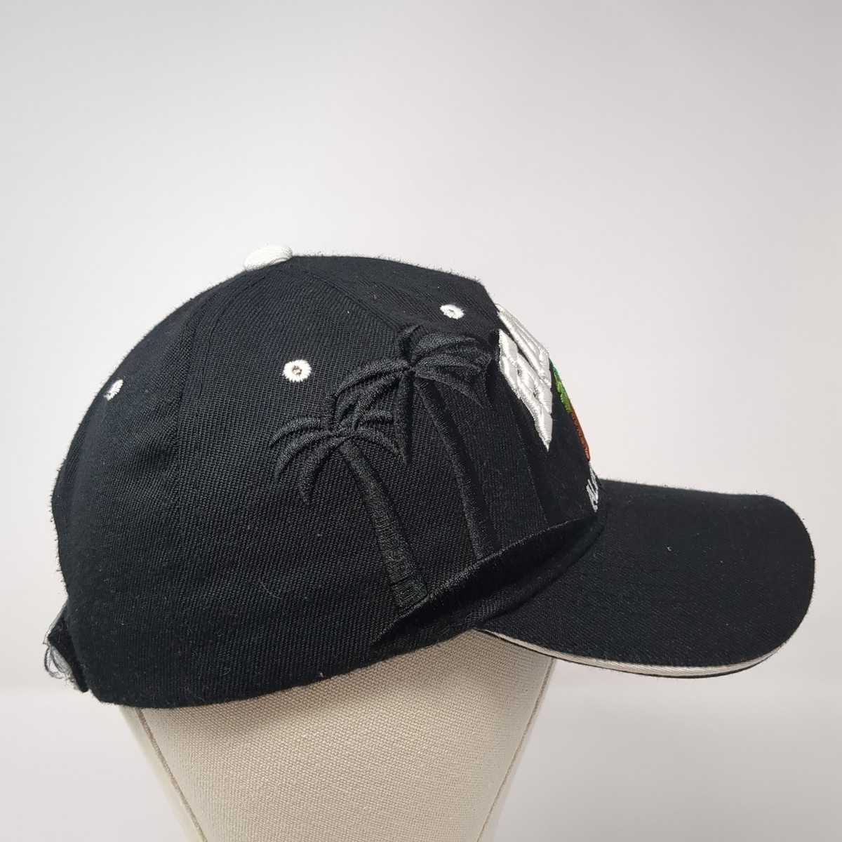 Hawaii Aloha State Strapback Baseball Cap Black One Size Banana Expression View 5