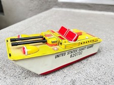 DAIYA AMPHIBIOUS 1950  s US Coast Guard Duck FRICTION TOY JAPAN