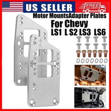 Ls Engine Motor Mount Adapter Plates For Sbc Chevy To Ls1 Ls2 Ls3 Ls6 Swap Kit