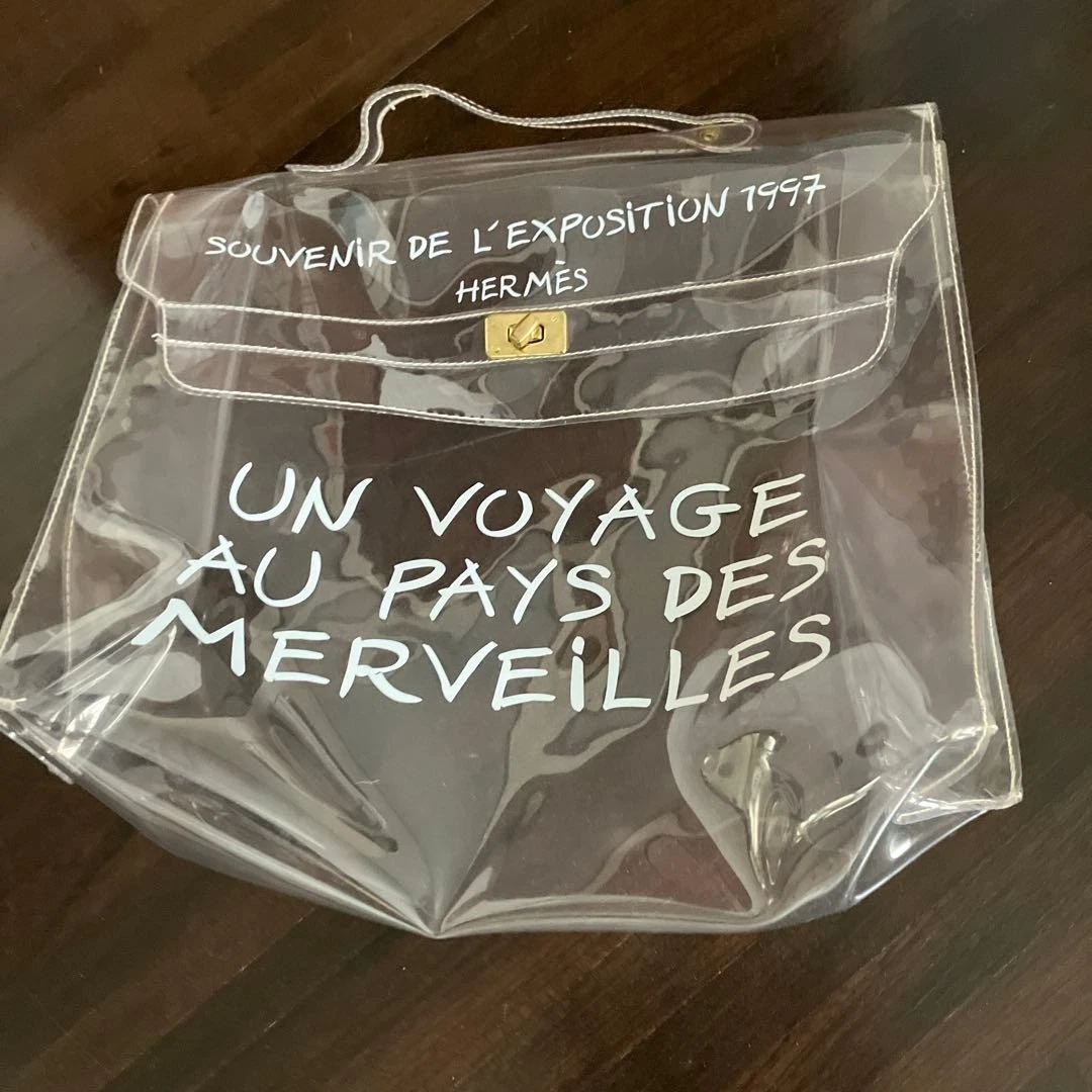 Hermes Clear Kelly Bag for sale - eBay