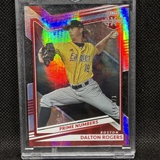 DALTON ROGERS 2022 Panini Elite Extra Edition Prime Numbers /171