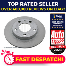 2x Brake Discs Pair Solid fits AUDI 80 S2 B4 2.2 Rear 93 to 95 ABY 245mm Set New