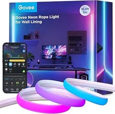 Govee Neon Rope Light for Wall Lining, LED Rope Lights