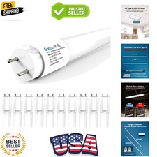 Sunco 10 Pack 4 Foot T8 LED Tube Light Bulbs, 18W, 6000K, Ballast Bypass  22...