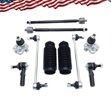 Front Lower Ball Joint Tie Rod Sway Bar Link Kit For Toyota Corolla 2009-2018