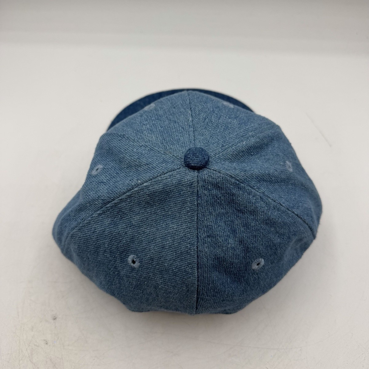 Vintage New Holland Trucker Hat Snapback Denim FX Forage Harvester K-Products View 5