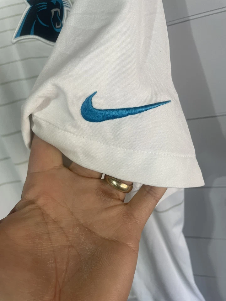 Nike Carolina Panthers Hombres XXL Golf Polo Dri-Fit NFL Fútbol Sobre el Campo Foto 4 de 4