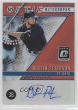 2018 Panini Donruss Optic Red Prizm 5/25 Dustin Peterson #OA-DU Auto 7m3