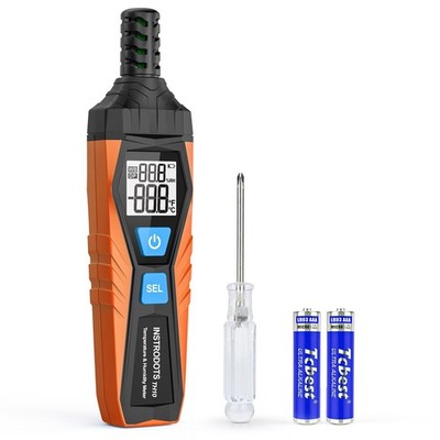Temperature Humidity Meter, High Precision Thermometer Hygrometer with Ambien...